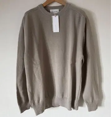 새상품 STILL BY HAND 코튼 스웨터 48 M-L 상당 그레이지