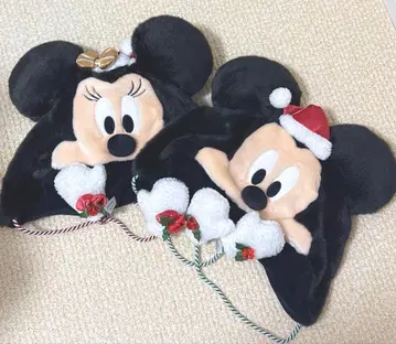 디즈니 크리스마스 팬캡 미키 미니 세트