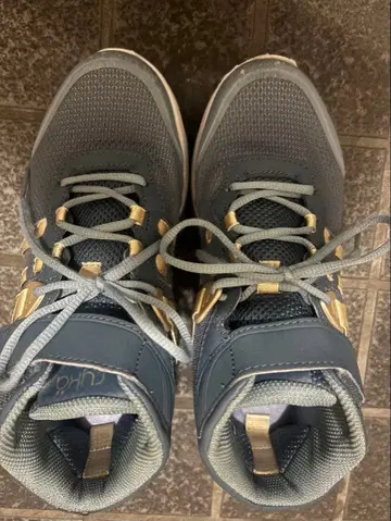 ryka 그레이 골드 하이컷 스니커즈