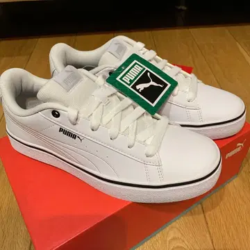 PUMA V COURT VULC 여성용 스니커즈 화이트-블랙