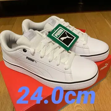 PUMA V COURT VULC 여성용 스니커즈 화이트-블랙