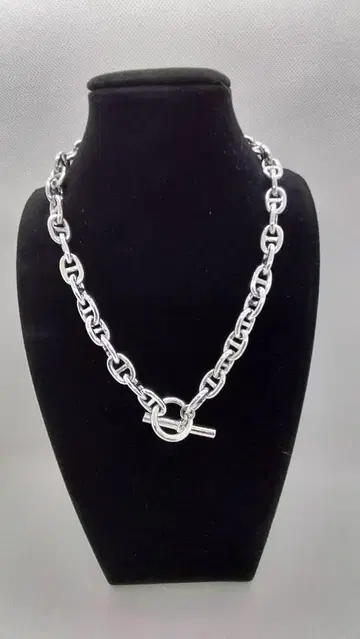 GM 사이즈 실버 925 앵커 체인 목걸이 30 링크 45cm