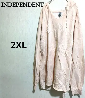INDEPENDENT 후드 부착 후드티 [ 2XL ] 핑크