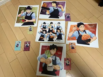 [필견!] 하이큐 x 오오토야 비주얼 보드 6장 + 혜택 카드 6장