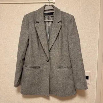 ZARA 그레이 테일러드 자켓 XS