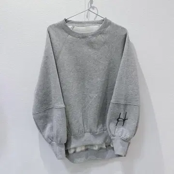 시니컬 속기모 맨투맨 트레이닝복 그레이 프리 사이즈