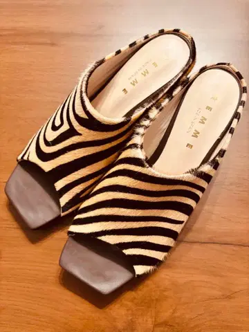 한정판 미사용 BEAMS 송치 뮬