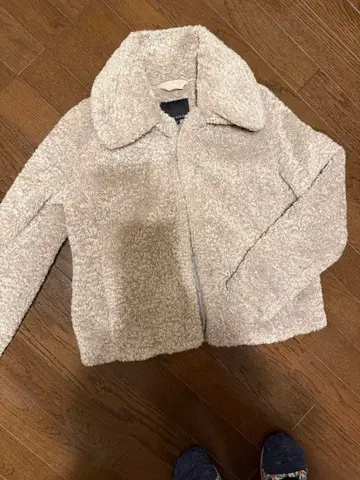 BANANA REPUBLIC 보아 자켓 XS 베이지