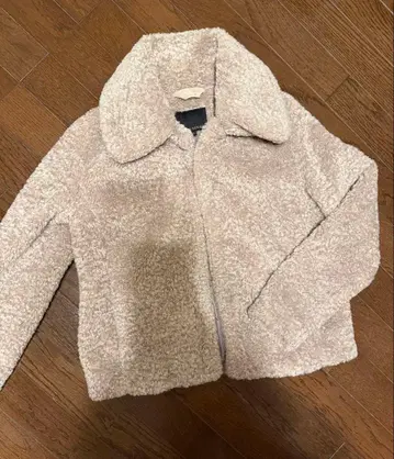 BANANA REPUBLIC 보아 자켓 XS 베이지