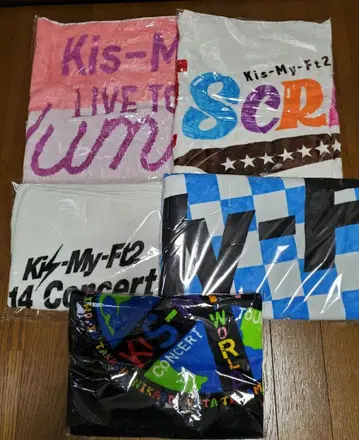 Kis-My-Ft2 콘서트 타월 5장 세트