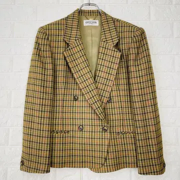 [ EVADCNNA ] M~L 상당 테일러드 자켓 더블 실크 혼방