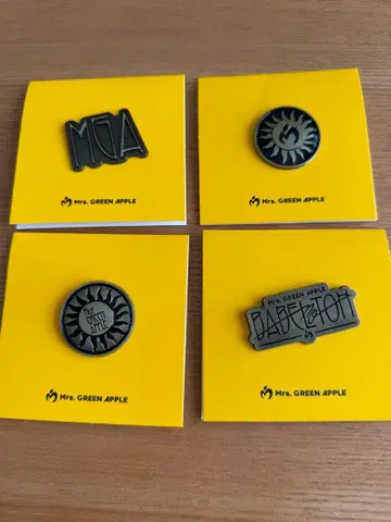 BABEL no TOH 핀 배지 4종 세트