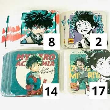 나의 히어로 아카데미아 아트 코스터 RIVALS 미도리야 이즈쿠 데쿠