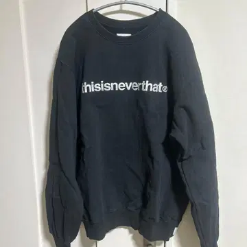 thisisneverthat 자수 로고 맨투맨 트레이닝복