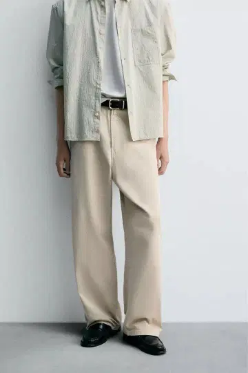 ZARA 와이드 데님 미사용 택 포함