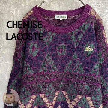 [ 상태 ] 셔츠 라코스테 디자인 니트 스웨터 구제 의류 빈티지