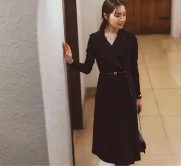 laube blanc x noble 트위드 프린지 드레스