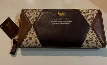 브라운 가죽 느낌 장지갑