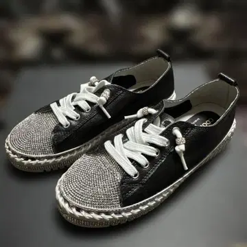 스팽글 장식 캐주얼 스니커즈