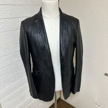 니콜 양가죽 싱글 브레스 자켓