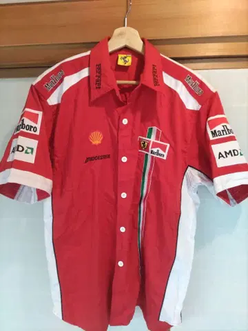 페라리 말보로 반팔 셔츠 XL