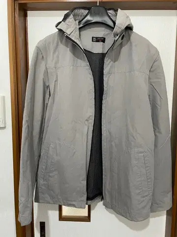 MICHEL KLEIN 후드 부착 그레이 자켓