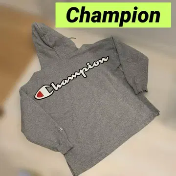 Champion 빅 로고 후드티 [ SMALL ] 새상품급