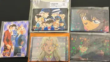 명탐정 코난 스퀘어 캔뱃지 총 5개 세트