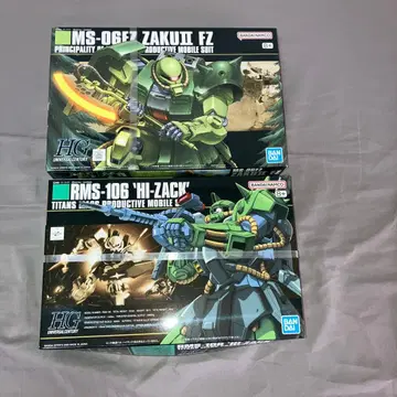 HG MS-06Z ZAKU II FZ & RMS-106 HI-ZACK