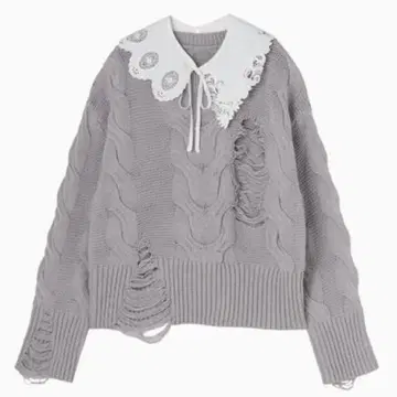 lure you in 류어유인 니트 그레이