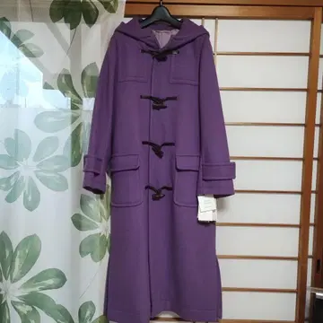 Mila Owen 롱 더플 코트 보라색