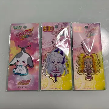 프리큐어 프렌즈, SD 아크릴 키링 프리티 스토어 3종 세트