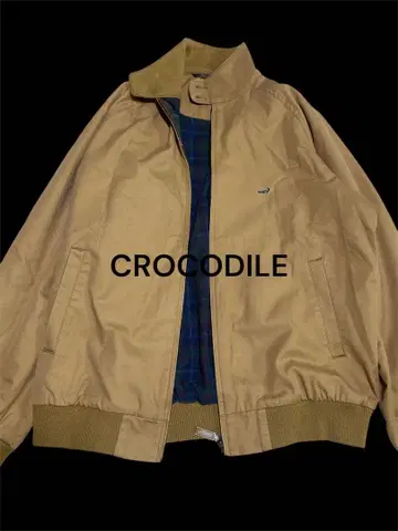 CROCODILE 베이지 점퍼 L