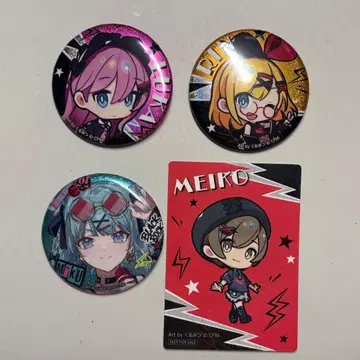 하츠네 미쿠 돈키호테 페어 캔뱃지 + 특전