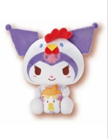 카라아게쿤 콜라보 산리오 캐릭터즈 쿠로미 봉제 인형