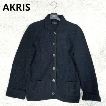 아크리스 니트 자켓 가디건 캐시미어 실크 혼방 여성용