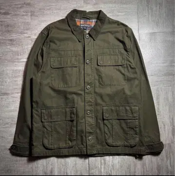 J.CREW 커버올 헌팅 자켓 체크 안감 XL 사이즈