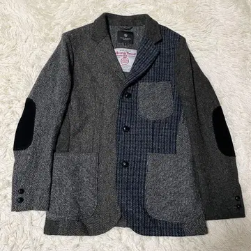 BEAUTY & YOUTH 해리스 트위드 테일러드 자켓 싸개 M