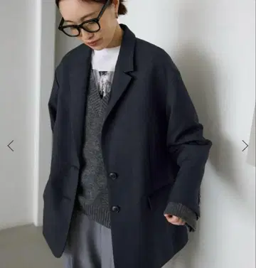 SLOBE IENA PE SHARK 빅 자켓 블랙