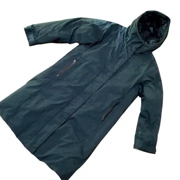 UNIQLO 울트라 웜 하이브리드 다운 롱 코트 그린 M