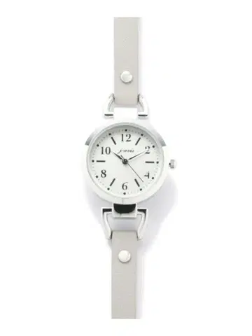 프로포션 바디 드레싱 손목시계 실버 그레이 가죽