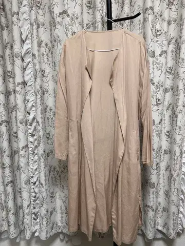 로페 피크닉 베이지 롱 가디건 긴팔