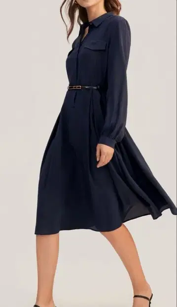 원피스 실크 100%