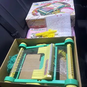 레어 수직 직조기 테오리 톤톤 꽃밭으로 짜 올리는 데드스탁