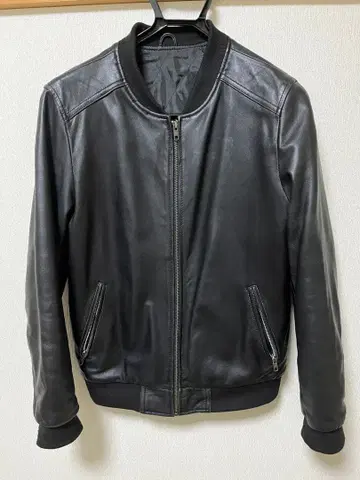 블랙 가죽 자켓 사이즈 S