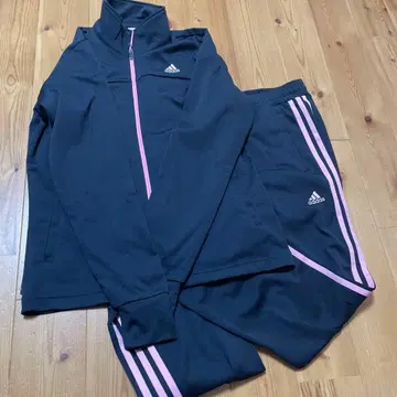 adidas 저지 세트 블랙/핑크