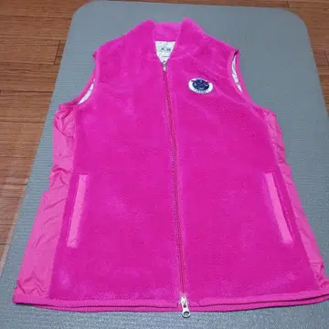 adidas 여성용 플리스 베스트 핑크 L 사이즈