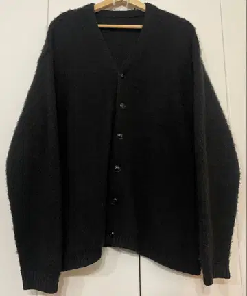 towncraft 60s 복각 모헤어풍 가디건 블랙 M