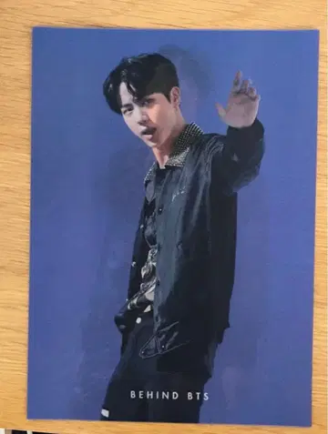JIN BEHIND BTS 렌티큘러 사진