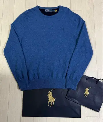 랄프 로렌 스웨터 블루
